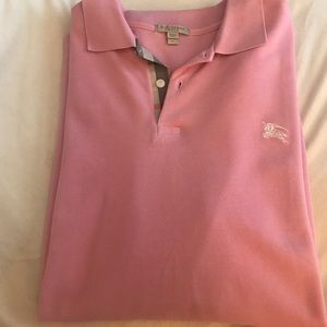AUTHENTIC  Burberry Men's Pique Polo Shirt