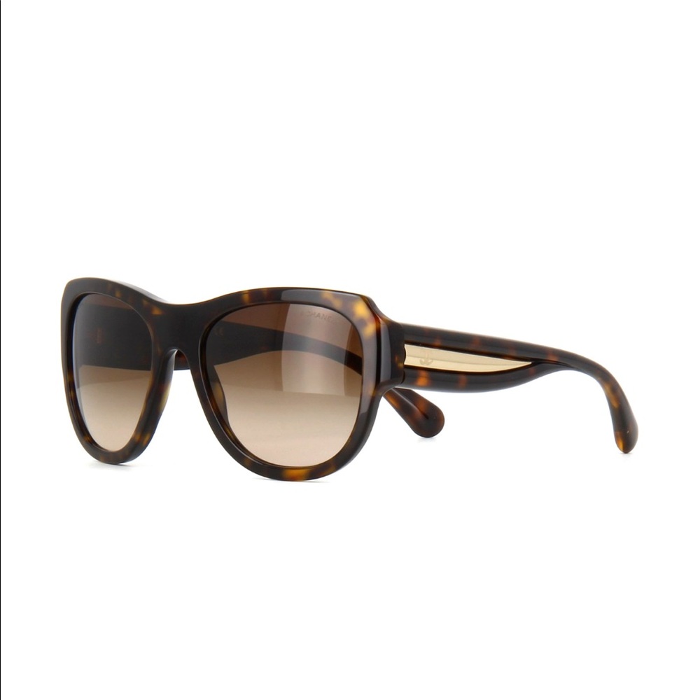 Chanel Dark Havana Brown Sunglasses