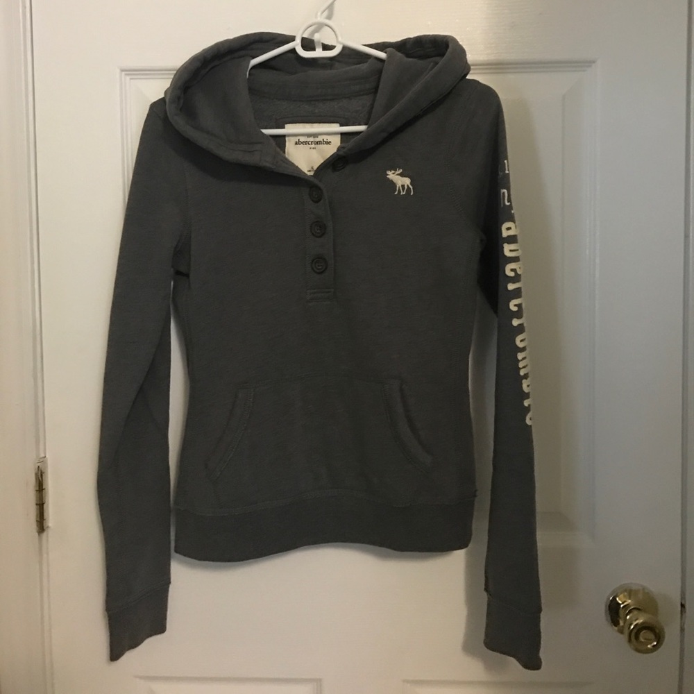 Abercrombie grey hoodie