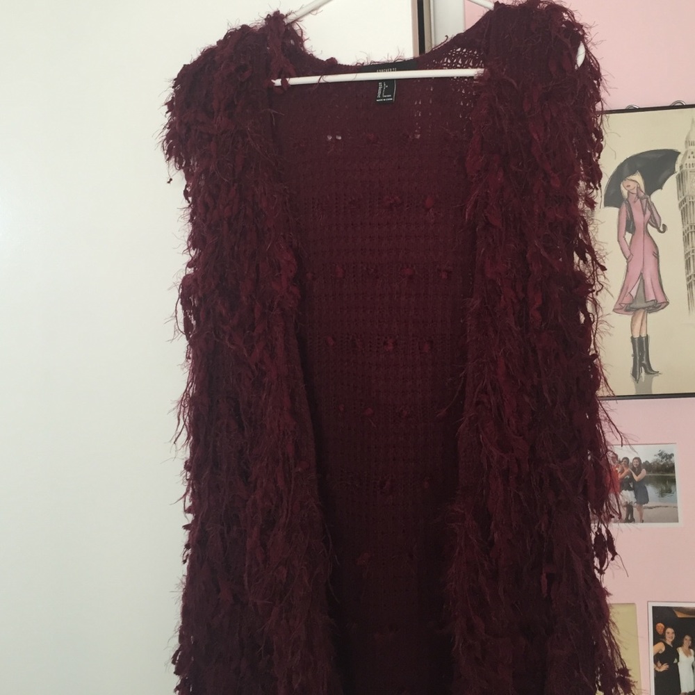 F21 Shaggy Vest (long)
