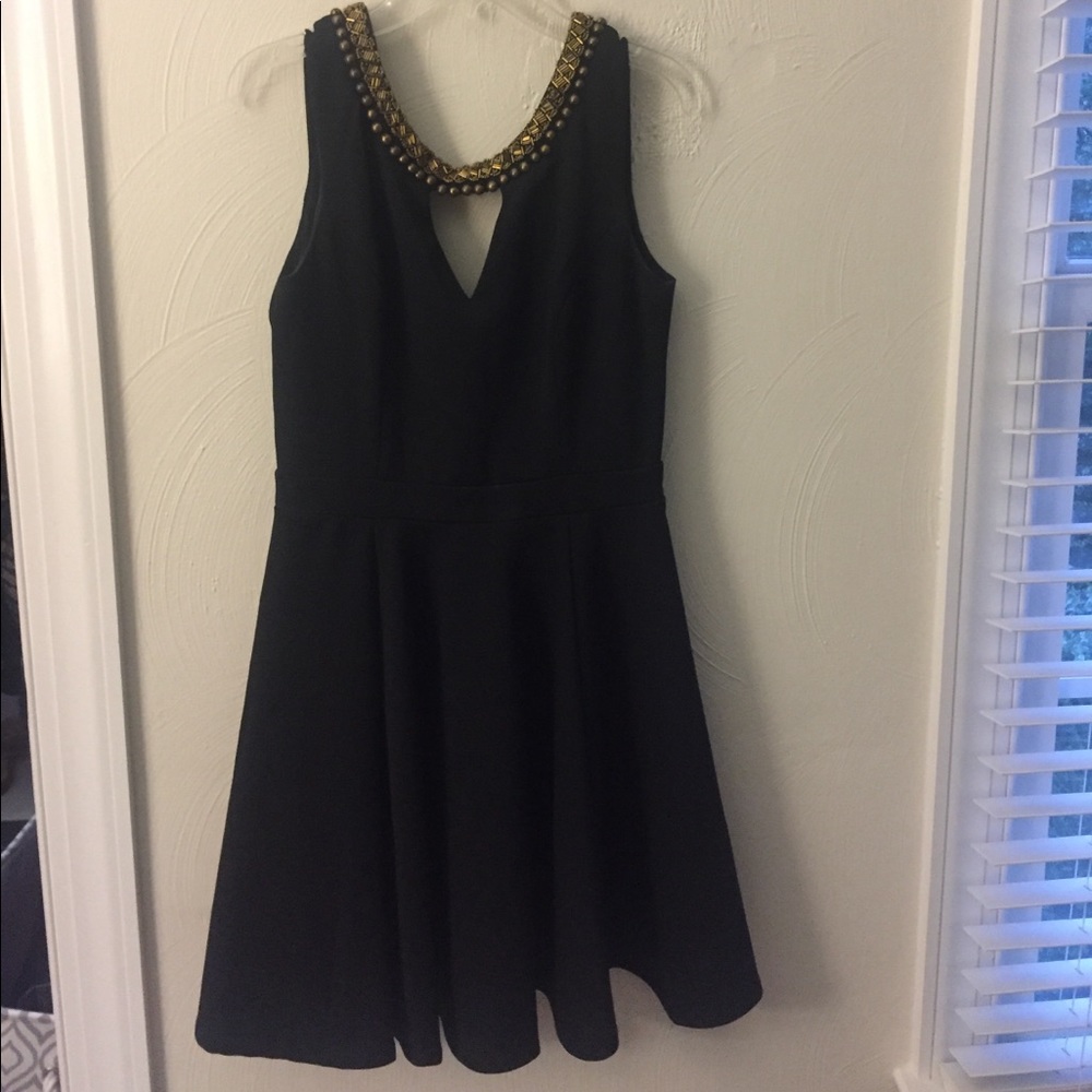 Black cocktail dress