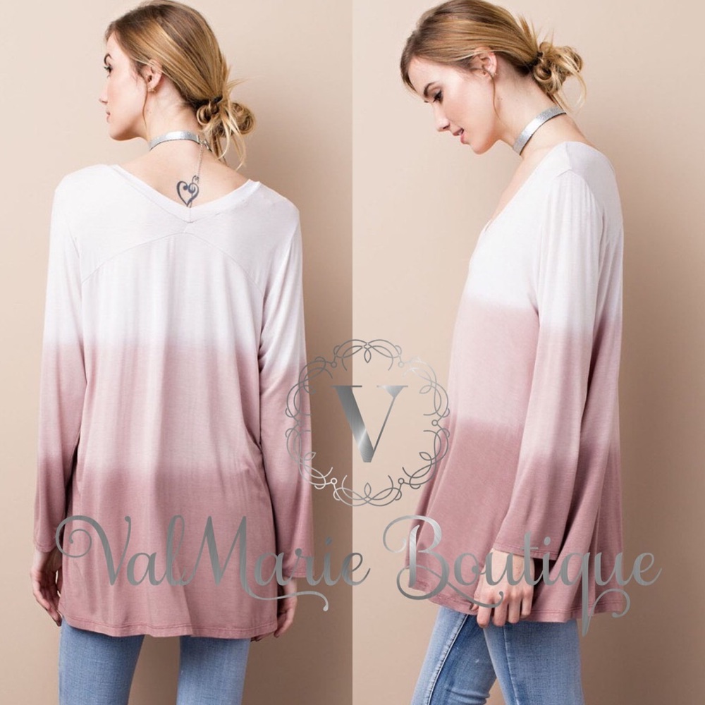 🎈SALE 🎈Long Sleeve Deep VNeck Tunic Top - Picture 2 of 2