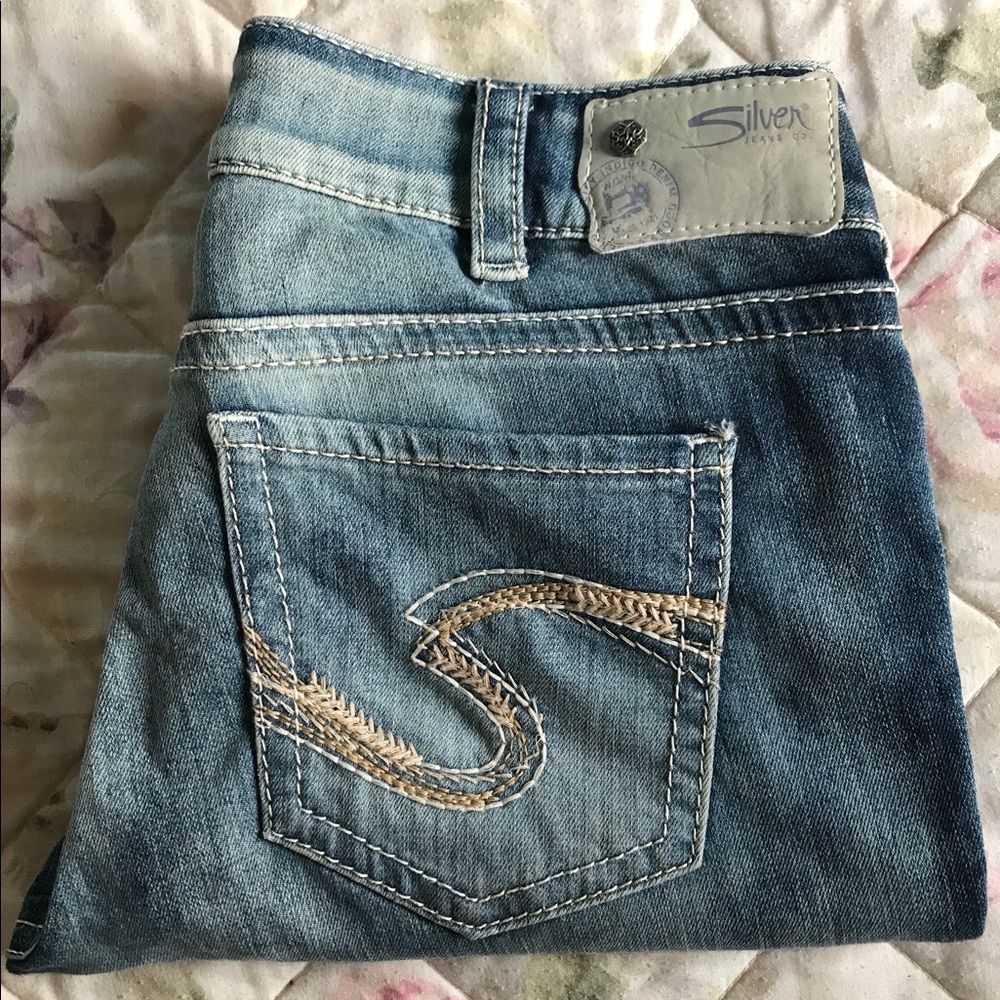 Silver Suki Mid Capri