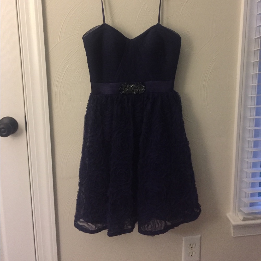 Purple cocktail dress