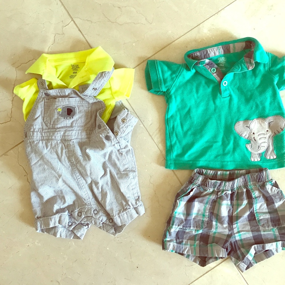 2 outfits- 6 months boy