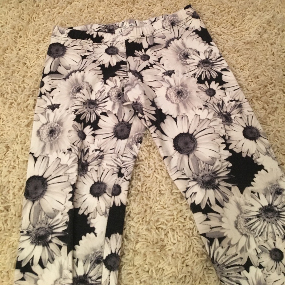 Flower print leggings