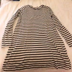 CP Shades Mercedes Striped Tunic Dress in Navy