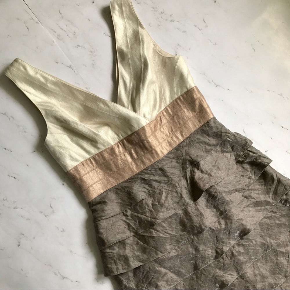 Adrianna Papell // Tiered Sheath Cocktail Dress