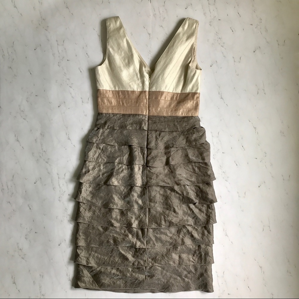 Adrianna Papell // Tiered Sheath Cocktail Dress - Picture 3 of 8