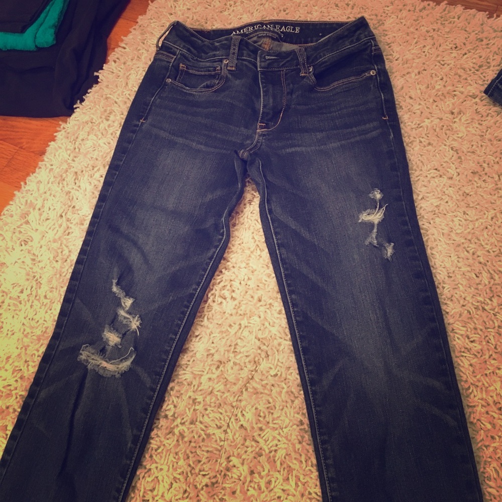 Super stretch skinny jeans from American Eagle