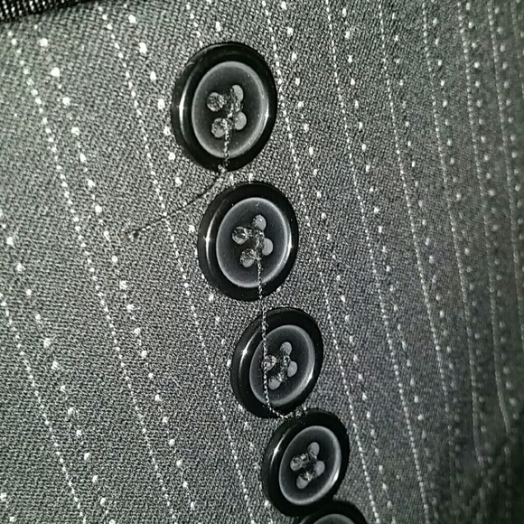 GRACE ELEMENTS Peplum Striped Chic Pencil Skirt - Picture 5 of 7