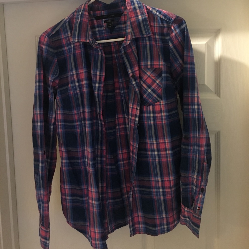 *New* Tommy Hilfiger striped button up