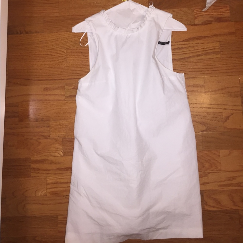High neck ruffle Zara dress