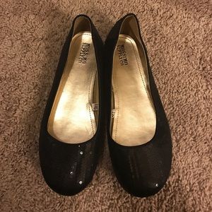 Mossimo black sequin flats
