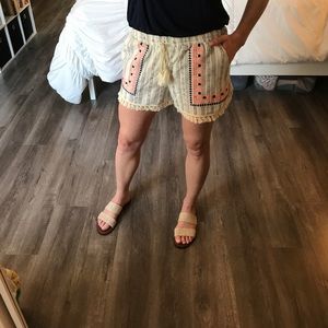 Beach cover up shorts