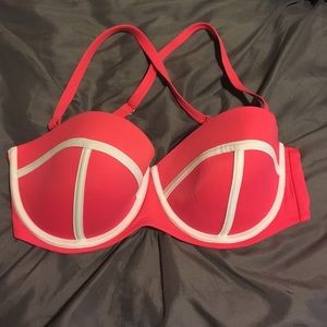 HOT PINK VICTORIAS SECRET BATHING SUIT TOP