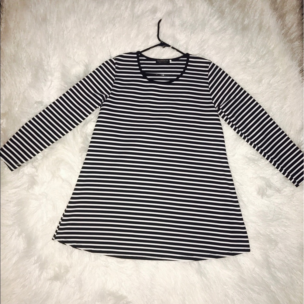 Black & White Stripe Tunic