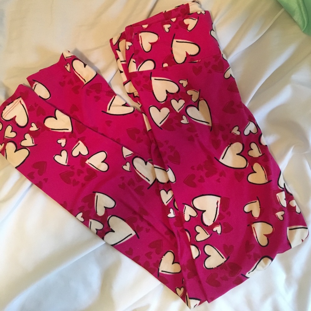 LuLaRoe Heart Leggings