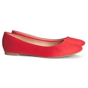 HM Red Ballet Flats