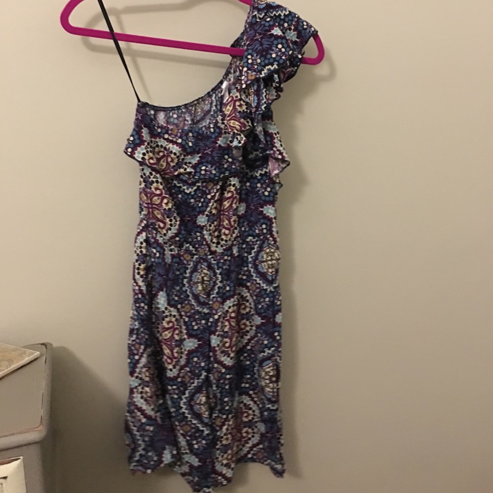 Summery one shoulder dress