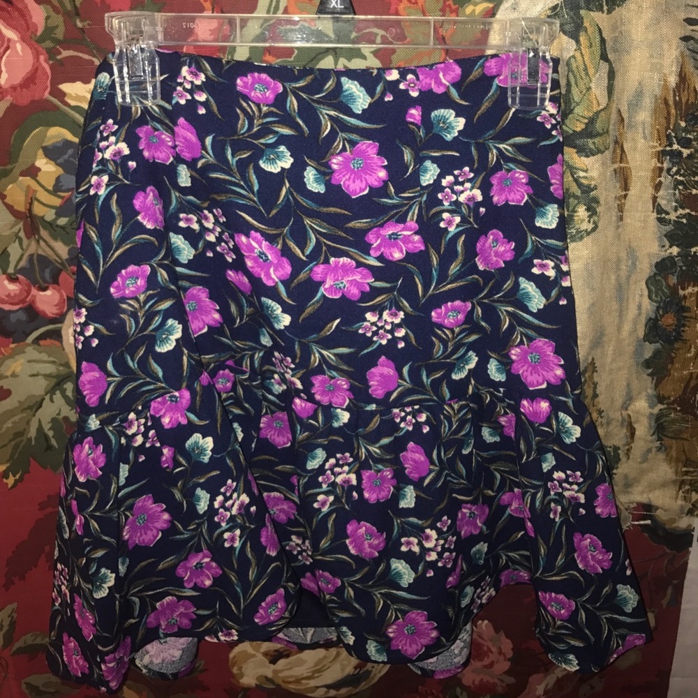 Forever 21 floral skirt