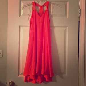 Coral dress