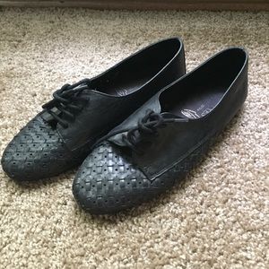 Aerosoles Genuine Black Leather Oxfords