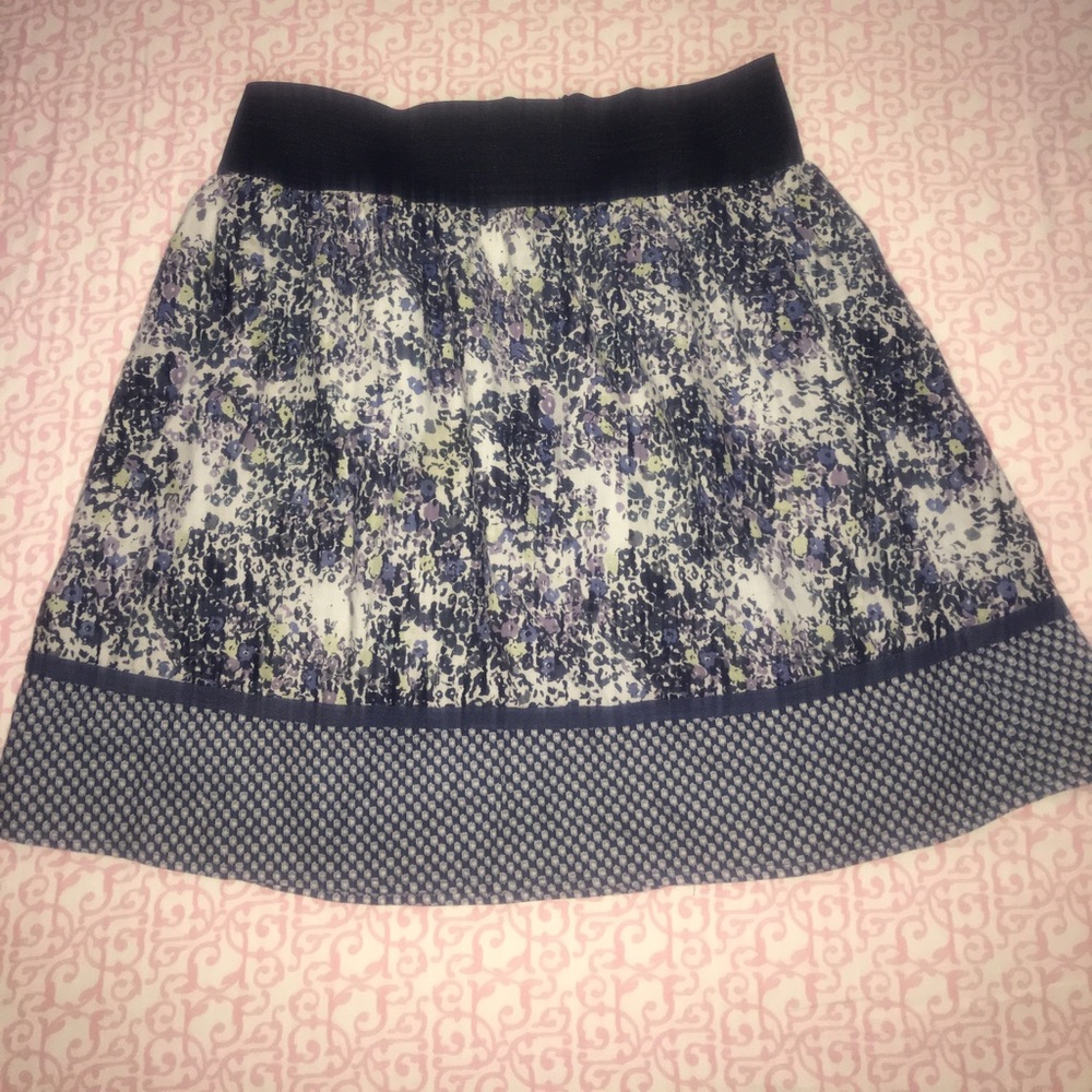 Strapped Floral Skirt