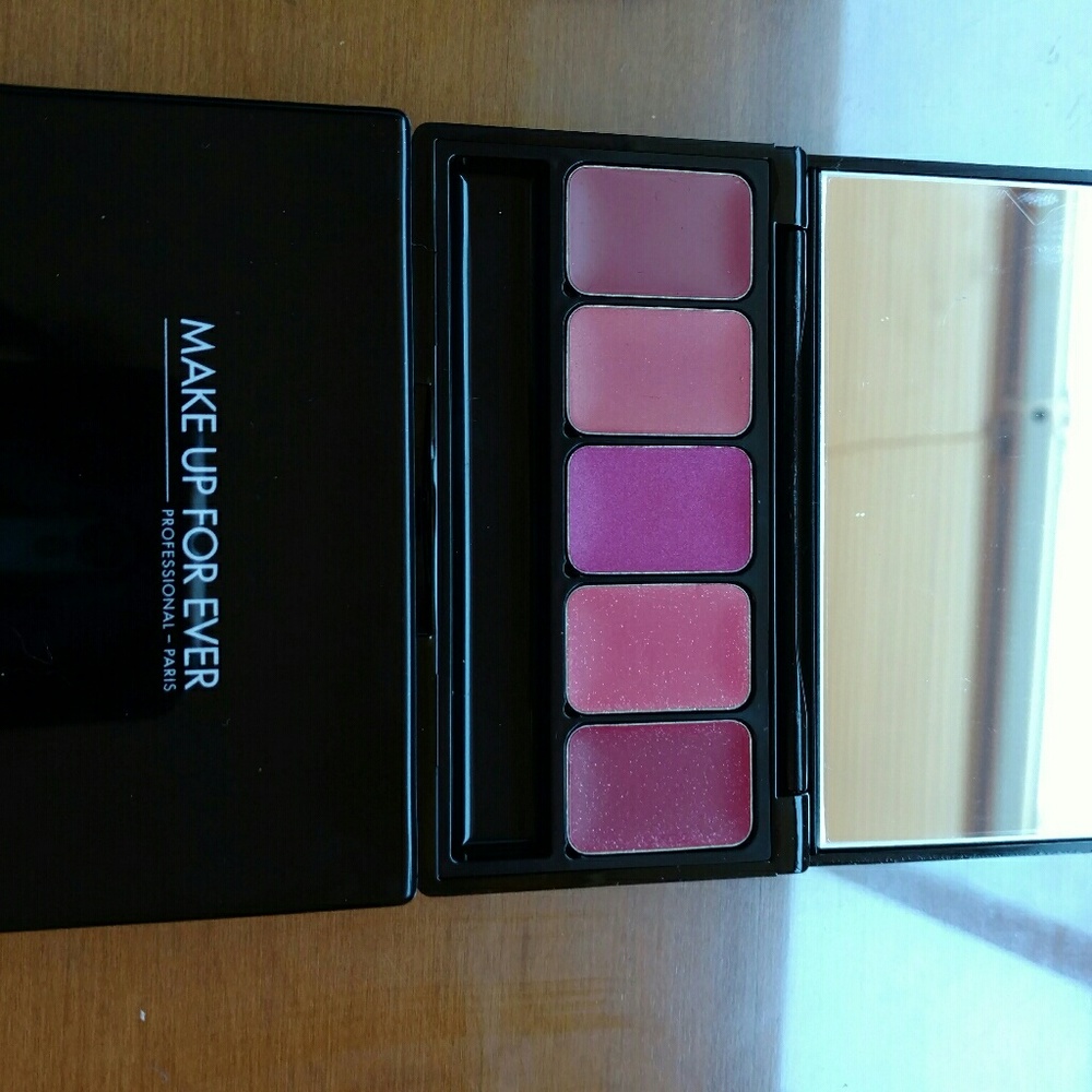 Lipsticks palette makeup forever never used pinks