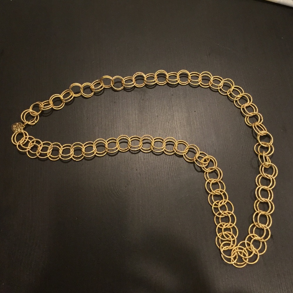 Betsey Johnson gold necklace