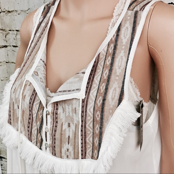 Boho sheath peasant top - Picture 6 of 6