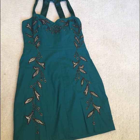 Free people teal dress - Picture 3 of 5