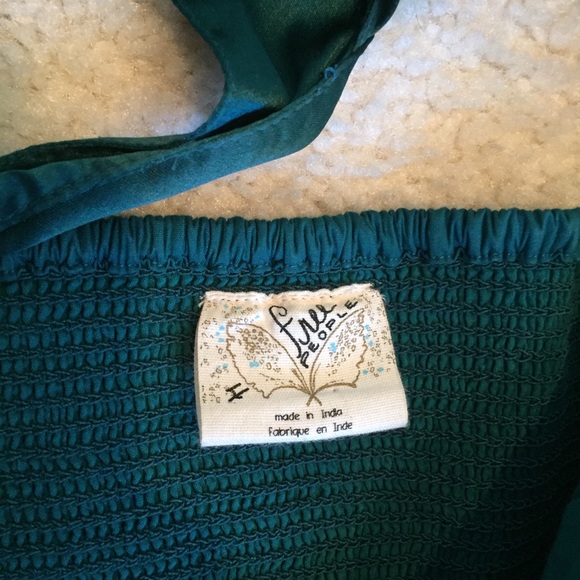 Free people teal dress - Picture 4 of 5