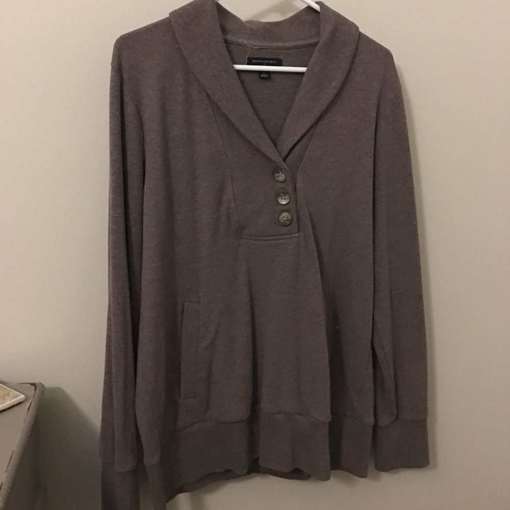 Brown pullover from Banana Republic