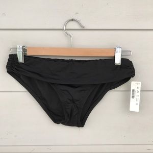 J. Crew fold over bikini bottom in Italian matte