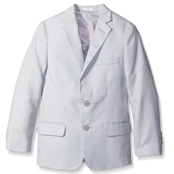 CALVIN KLEIN Tri-Blend Linen Jacket - Picture 2 of 5