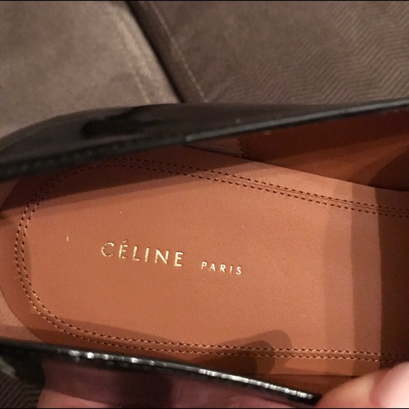 CELINE Black Pointy Loafer - Picture 3 of 5