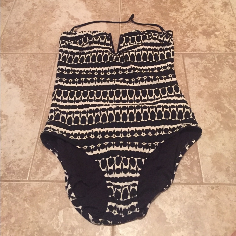 Printed one piece swim