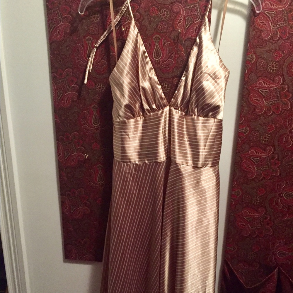 Gold and White Rampage Dress