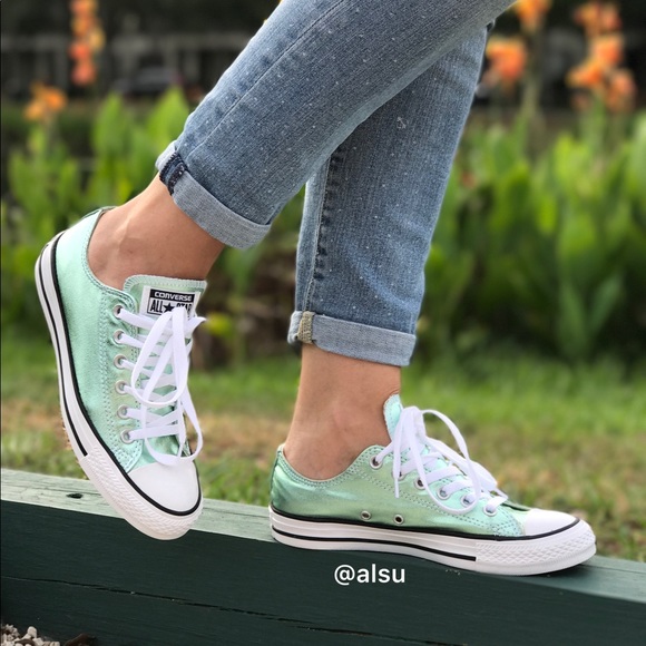 Converse Shoes - Converse Adult Fabric Mint, size unisex.