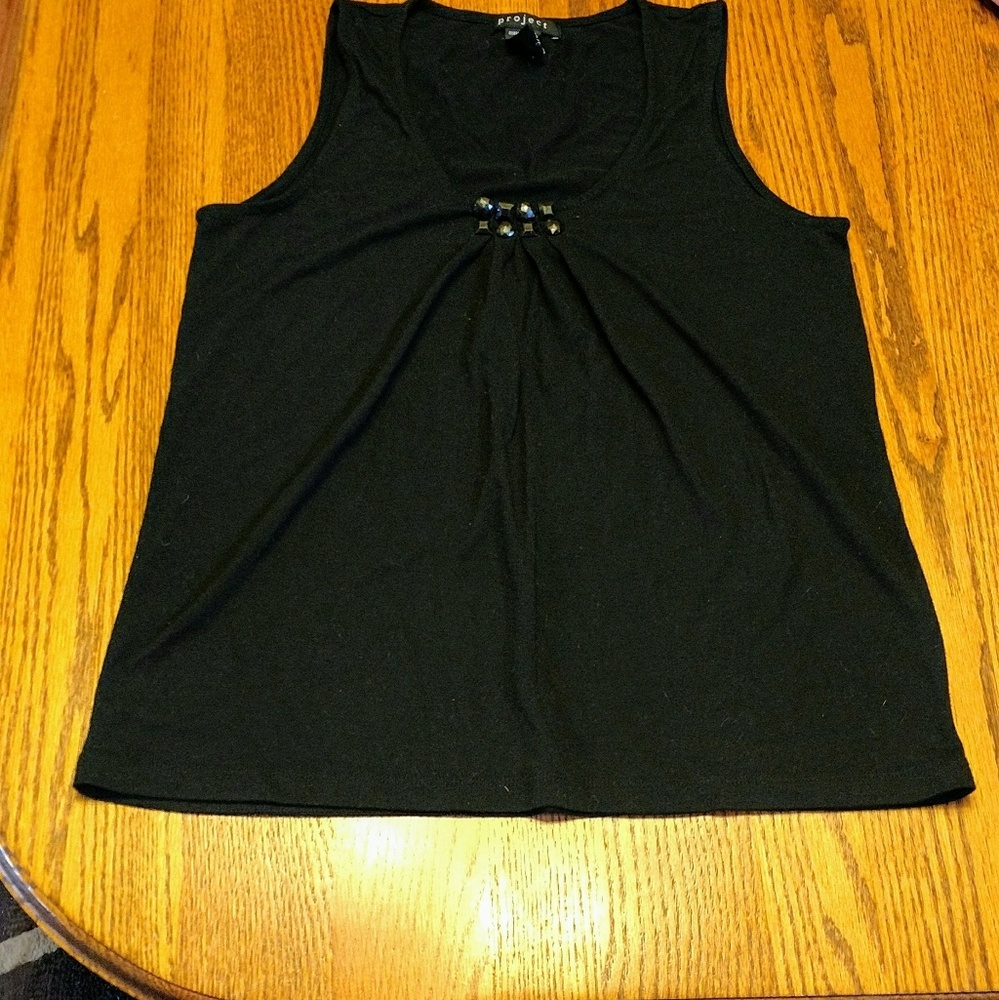 Black Dress Sleeveless Top