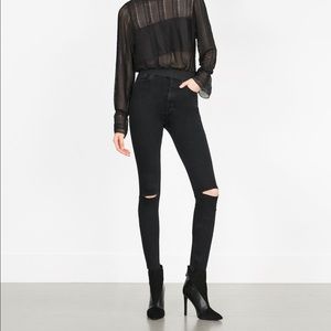 Zara jeggings sz 6