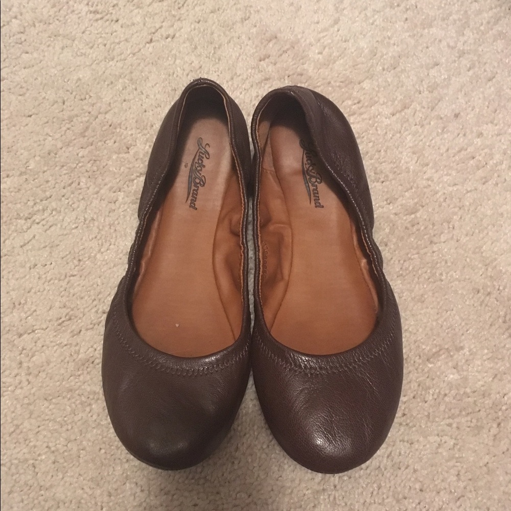Lucky brand brown flats