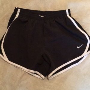 black nike shorts