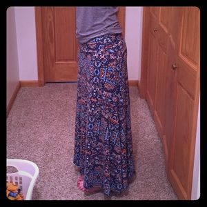 LulaRoe Small Maxi Skirt