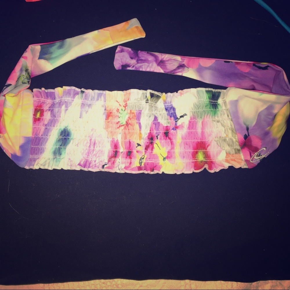 Bandeau bathing suit top