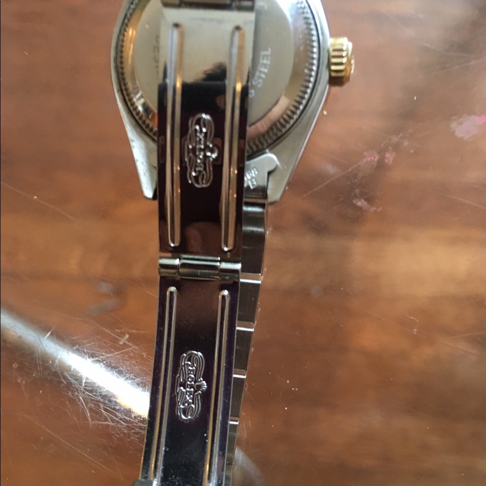 Rolex Dayjust 2 tone 1 by diamond bezel watch - Picture 4 of 4