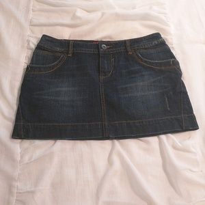 Dark Blue Jean Skirt Size 7