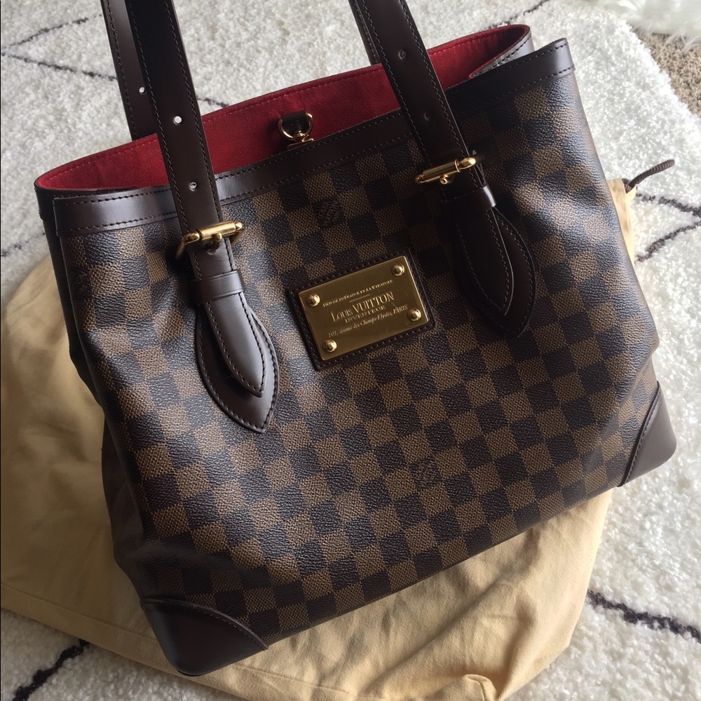 SOLD ❌ Louis Vuitton Damier Ebene Hampstead MM
