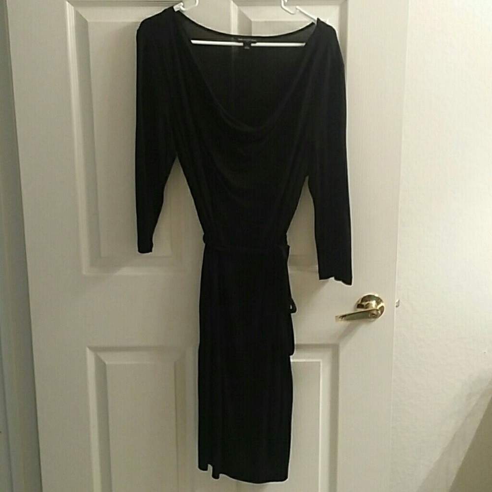 Banana Republic Dress Black Sz Large